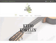 Tablet Screenshot of keijokorelin.com